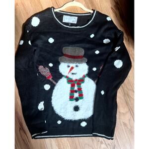 Snowman Sweater | Ugly Christmas Sweater | Holiday Sweater, Medium
